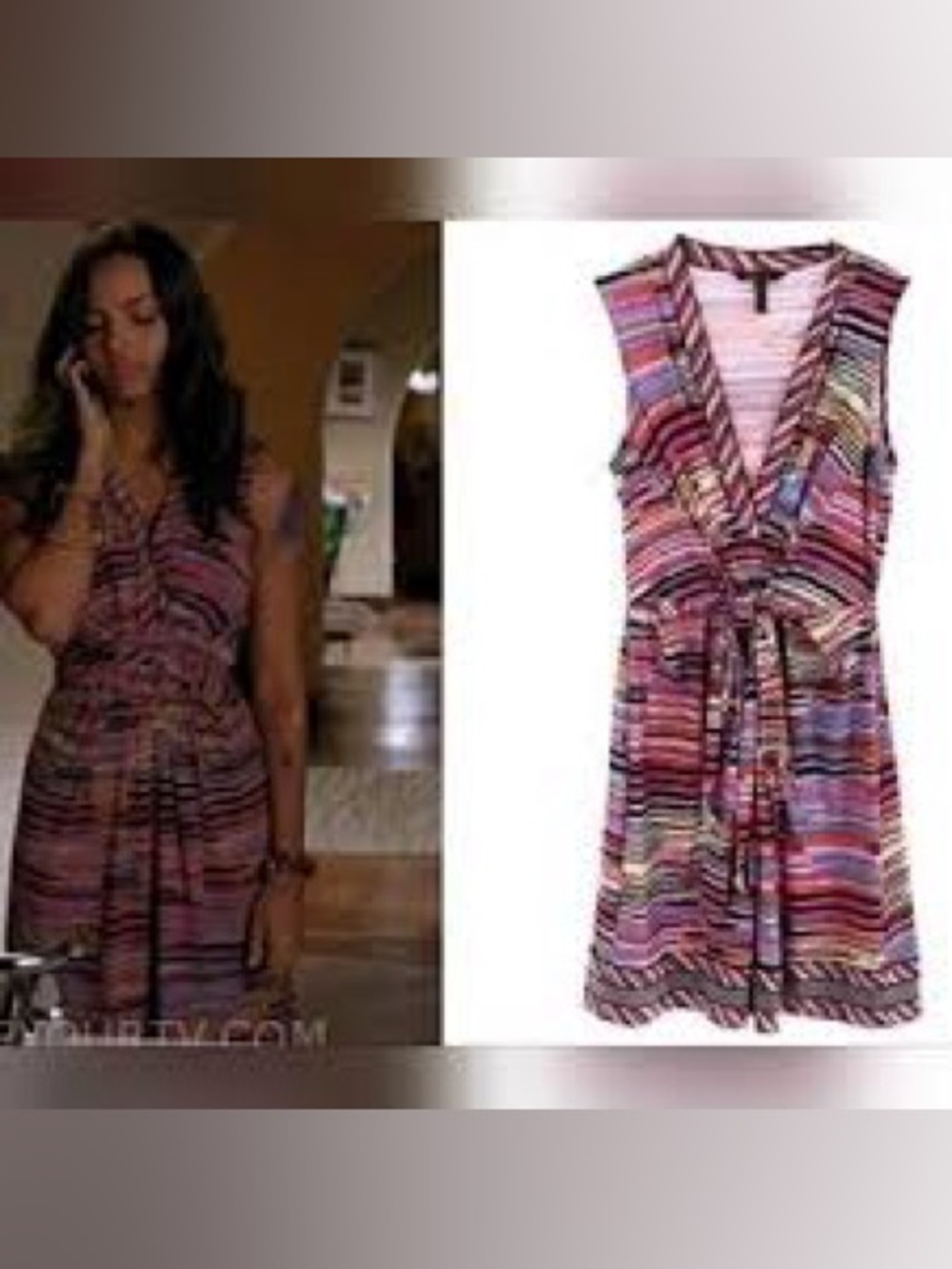 BCBGMAXAZRIA Striped Dress Size S